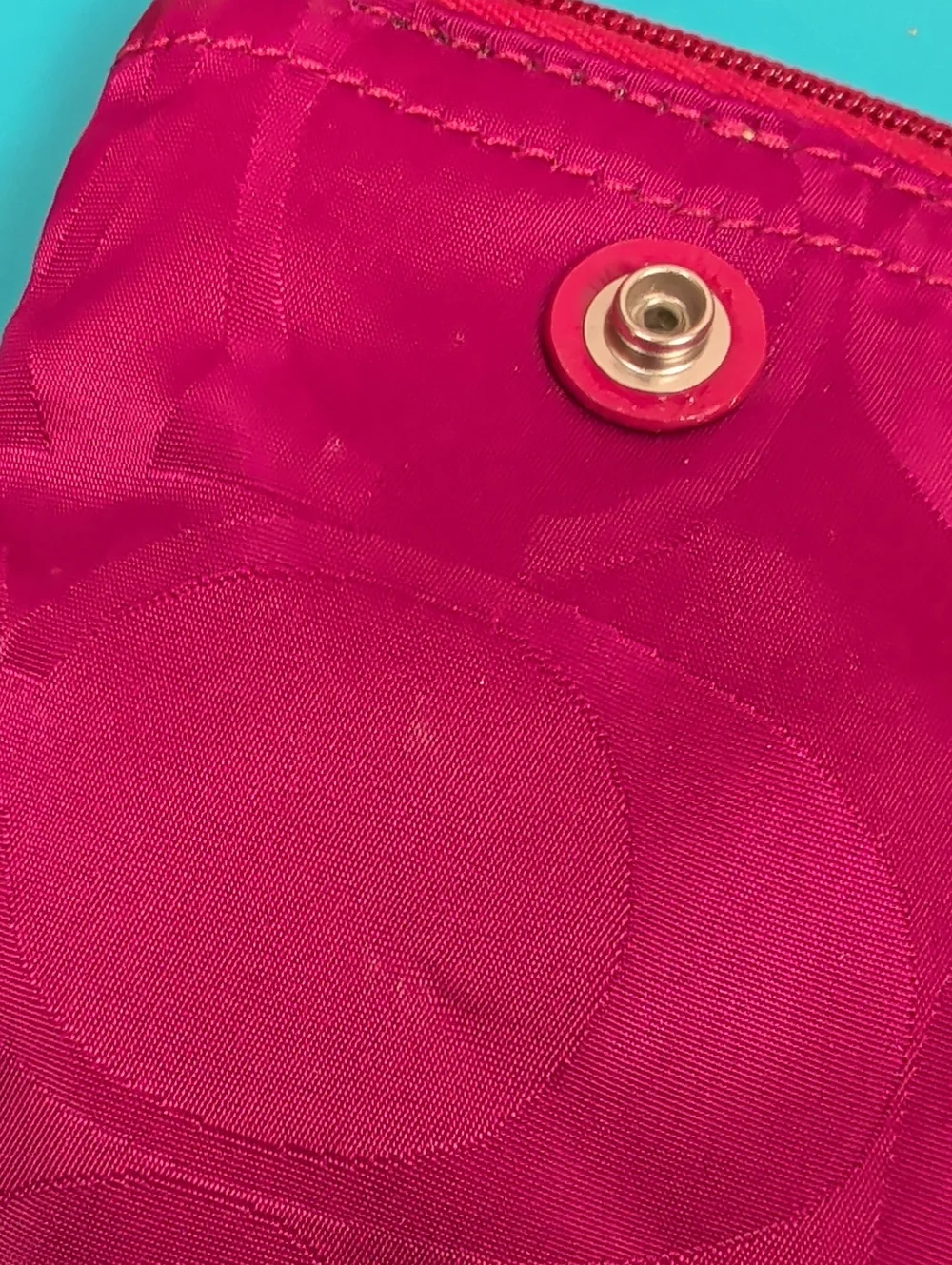 Coach Pink Signature Makeup Bag